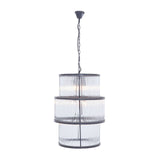 Luxe Glass Tiered Chandelier