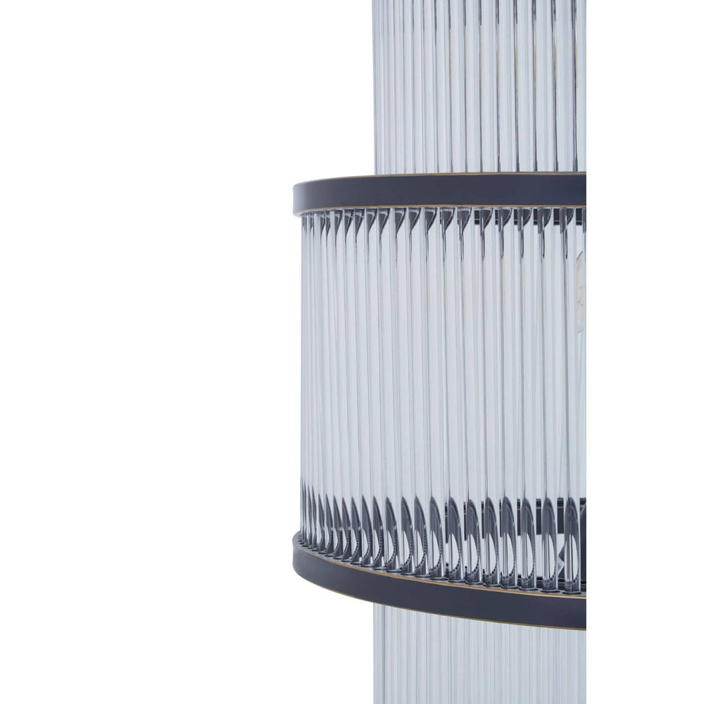 Luxe Glass Tiered Chandelier