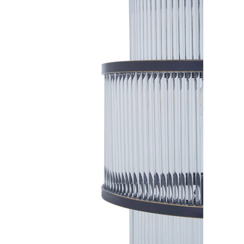 Luxe Glass Tiered Chandelier