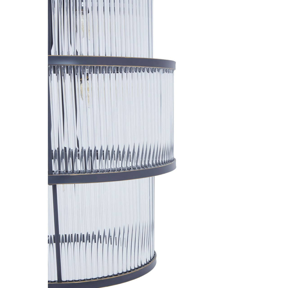 Luxe Glass Tiered Chandelier