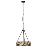 Art Glass Branch Pendant Light
