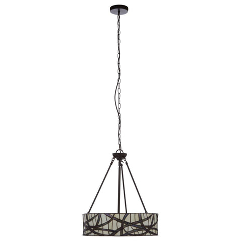 Art Glass Branch Pendant Light