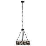 Art Glass Branch Pendant Light
