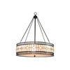 Geometric Bronze Pendant Light