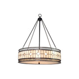 Geometric Bronze Pendant Light