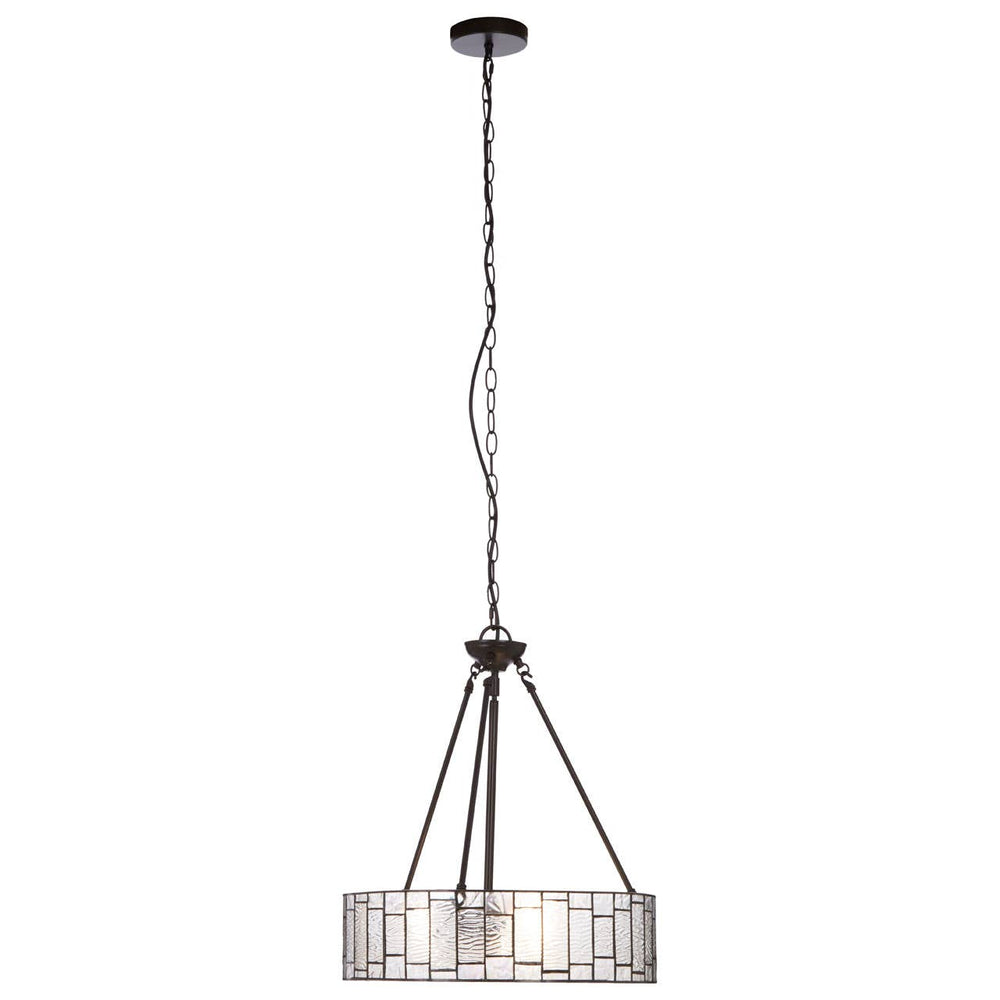 Bronze Glass Pendant Light