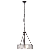 Bronze Glass Pendant Light