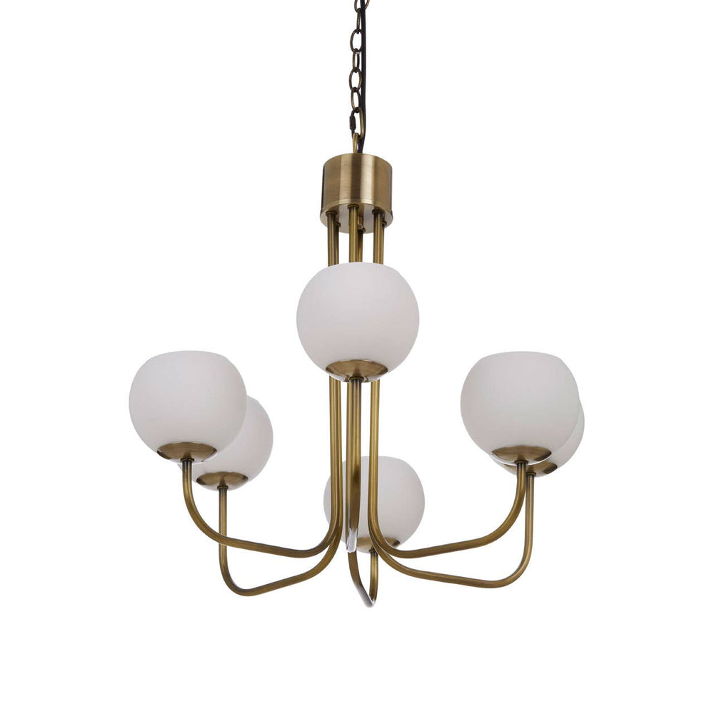 Luxe Brass Chandelier