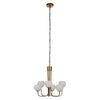 Luxe Brass Chandelier