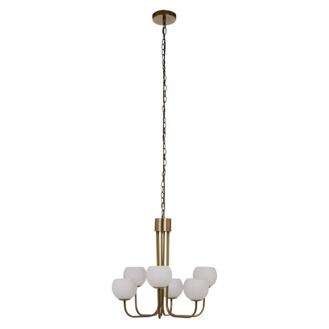 Luxe Brass Chandelier