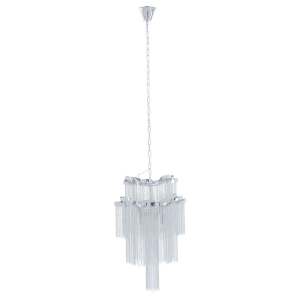 Chrome Tiered Pendant Light