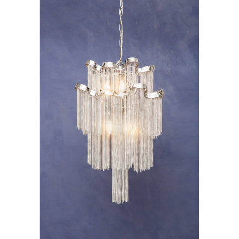 Chrome Tiered Pendant Light