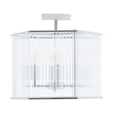 Hexagonal Glass Glow Pendant