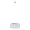 Modern Chrome Hex Pendant Light