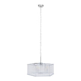 Modern Chrome Hex Pendant Light