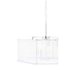 Modern Chrome Hex Pendant Light