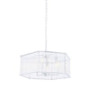 Modern Chrome Hex Pendant Light