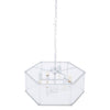 Modern Chrome Hex Pendant Light