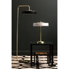 Luxe Gold Black Floor Lamp