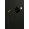 Sleek Brass Dome Floor Lamp