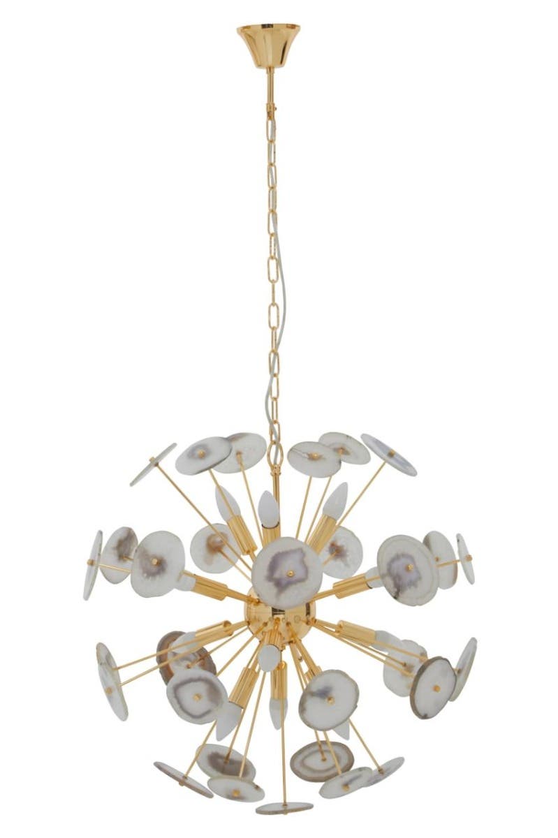 Agate Sphere Pendant Light