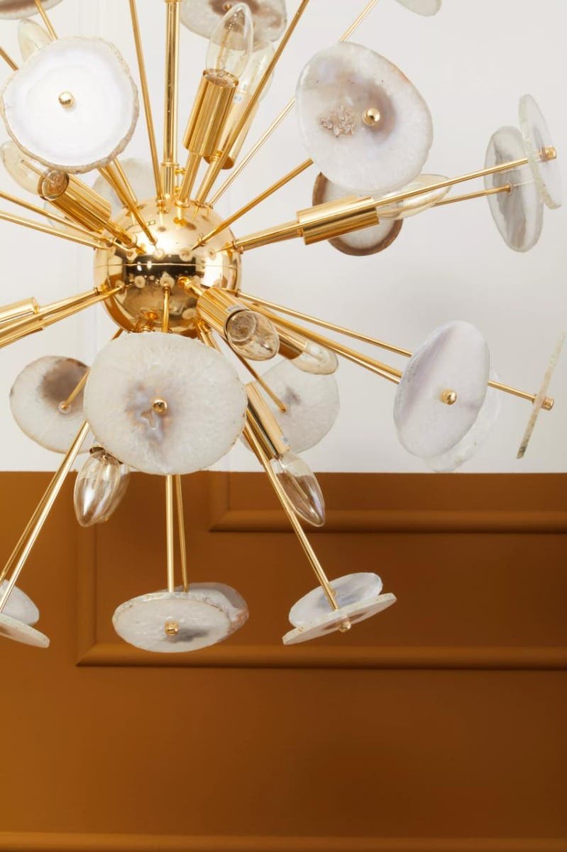 Agate Sphere Pendant Light