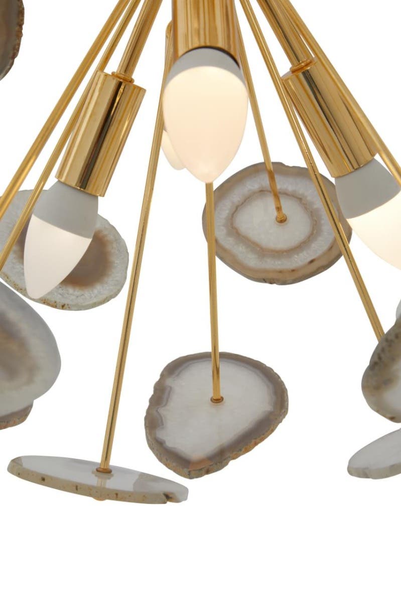 Agate Sphere Pendant Light