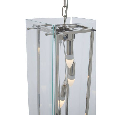 Sleek Glass Pendant Light