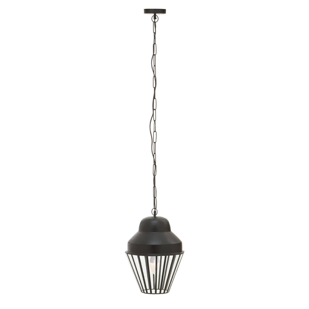 Sleek Glass Panel Pendant Light