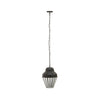 Sleek Glass Panel Pendant Light