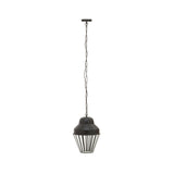 Sleek Glass Panel Pendant Light