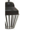 Sleek Glass Panel Pendant Light