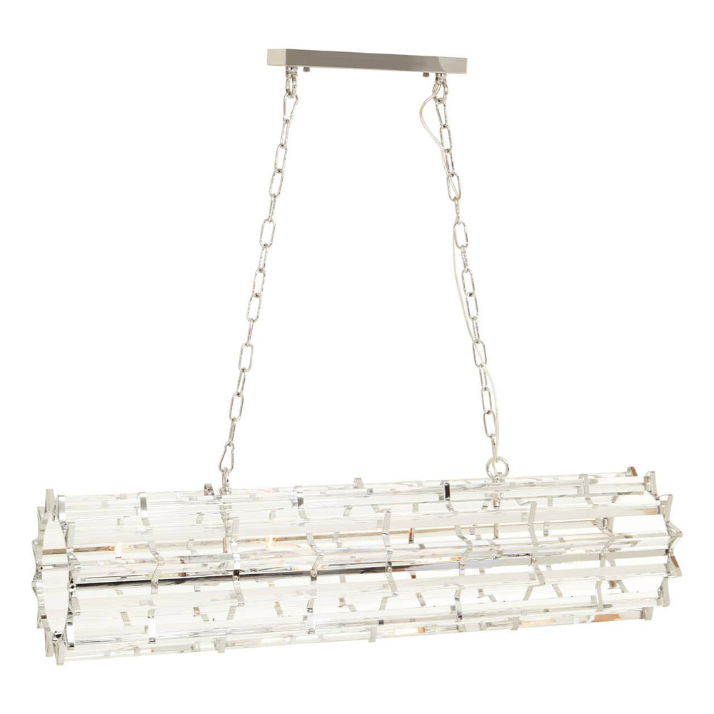 Crystal Prism Cylinder Pendant Light