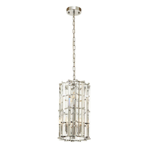 Crystal Prism Vertical Pendant Light