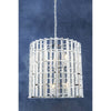 Prism Crystal Chrome Pendant Light