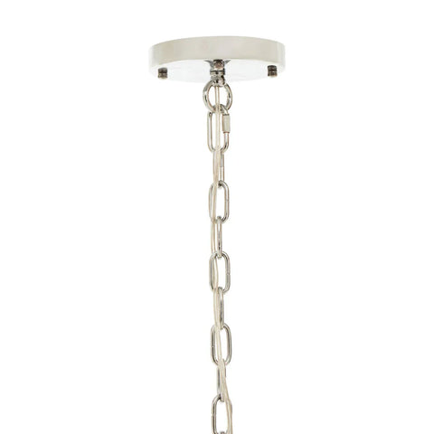 Prism Crystal Chrome Pendant Light