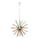 Elegant Smoke Grey Glass Light