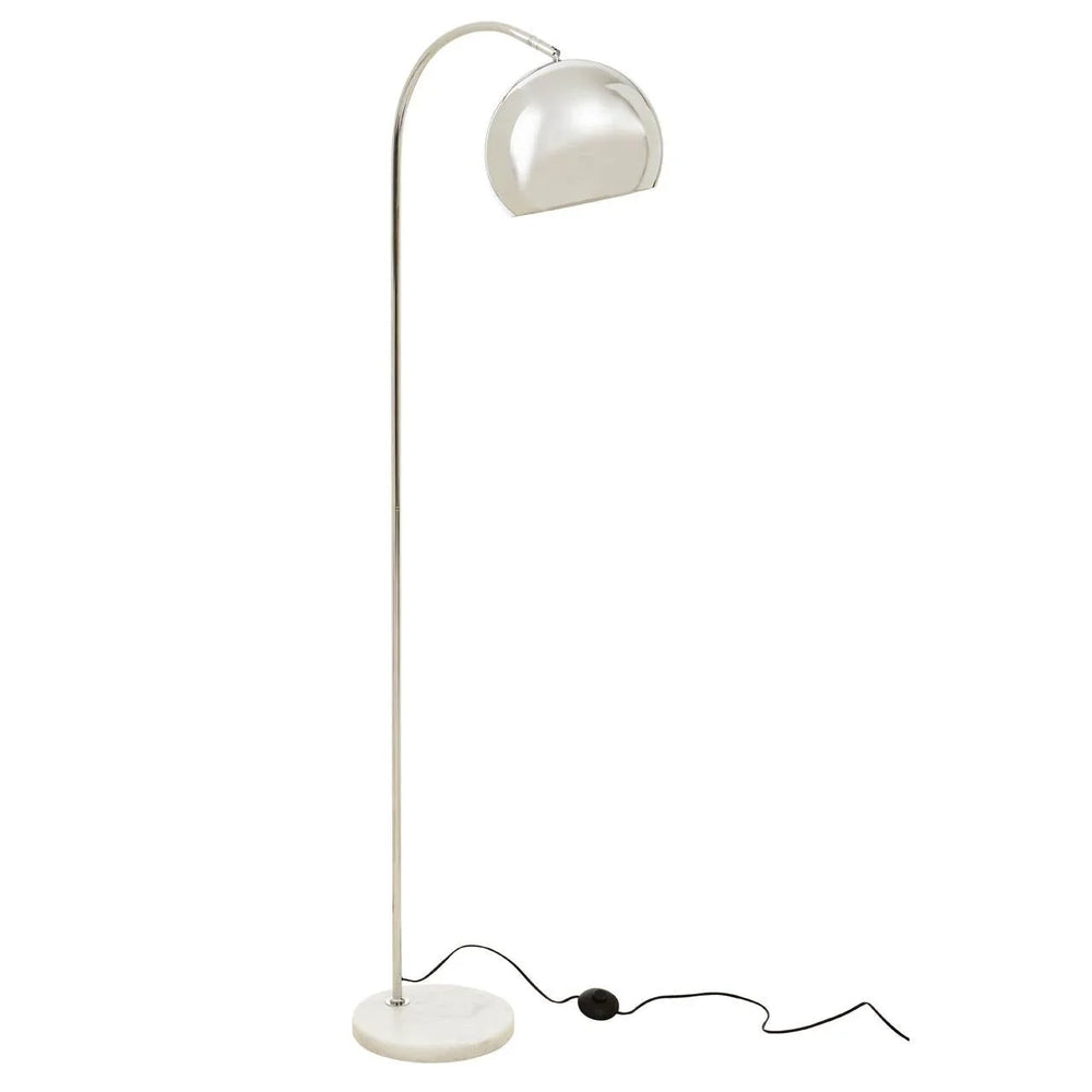 Modern Chrome Arched Floor Lamp