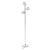 Tri-Light Chrome Floor Lamp
