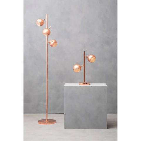 Arched Copper Floor Lamp