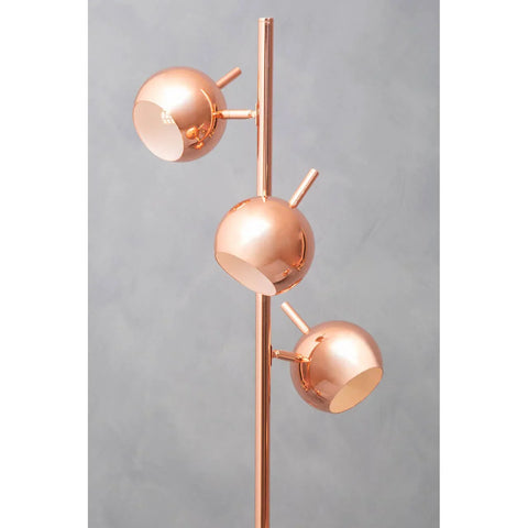 Arched Copper Floor Lamp