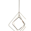 Sleek Chrome Geometric Pendant Light