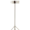 Sleek Chrome Geometric Pendant Light