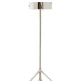Sleek Chrome Geometric Pendant Light