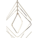 Geometric Chrome Pendant Light