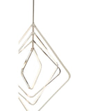 Geometric Chrome Pendant Light