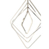 Geometric Chrome Pendant Light