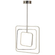 Geometric Chrome Pendant Lighting