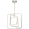 Geometric Chrome Pendant Lighting