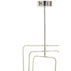 Geometric Chrome Pendant Lighting